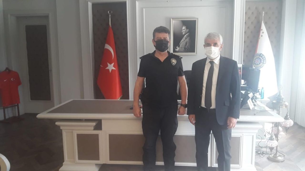 MHP’li Sazak’tan İl Emniyet Müdürü Ağırlar’a Ziyaret