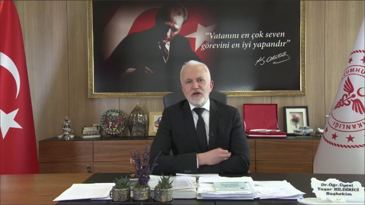 Eskişehir Şehir Hastanesi Başhekimi Bildirici’den Tıp Bayramı Mesajı