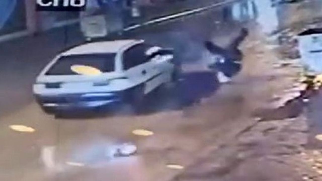 Yayaya çarpan sürücü arkasına bile bakmadan kaçtı