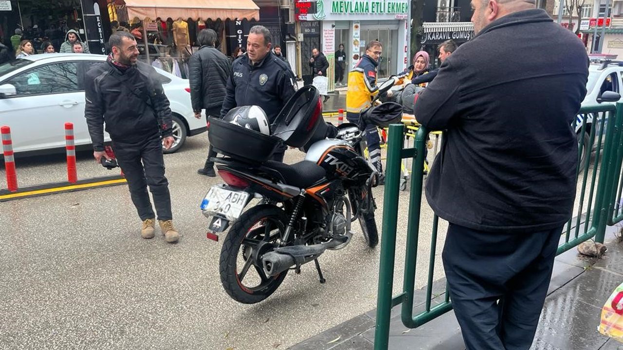 Bilecik’te seyir halindeki motosikletin devrilmesi sonucu sürücü yaralandı