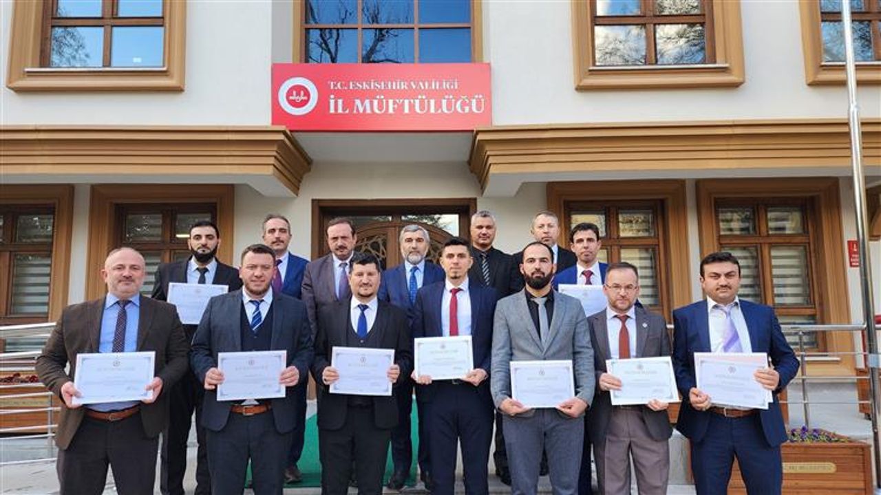Eskişehir İl Müftülüğünde Talim ve Tashih-i Hurûf Kursu tamamlandı