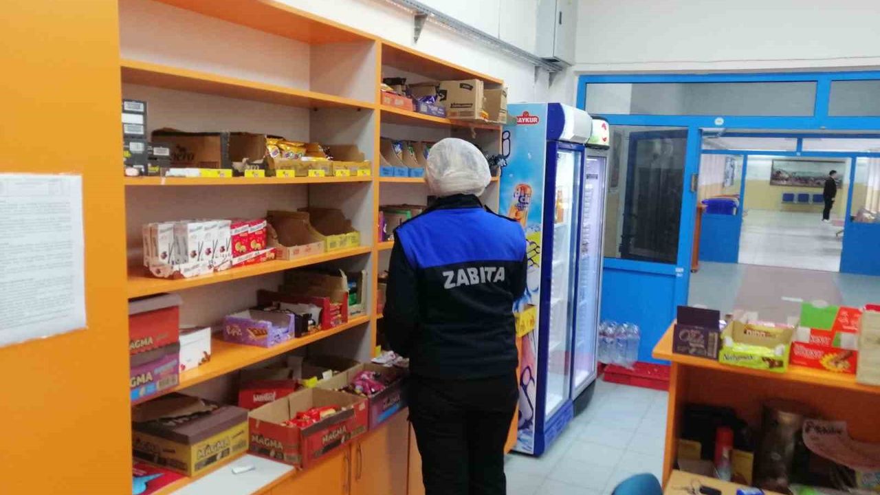Okul kantinleri denetlendi