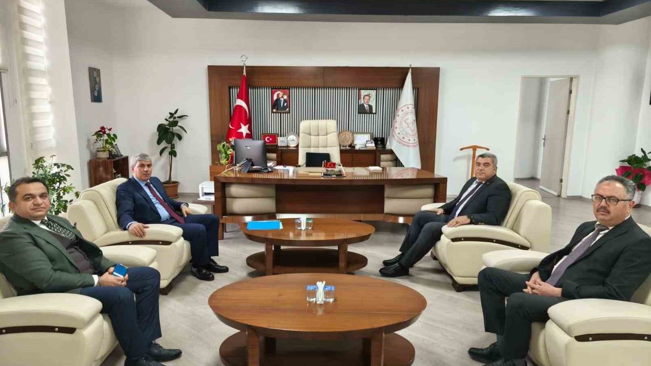 Başmüfettiş Tunç’tan Müdür Sünnetci’ye ziyaret