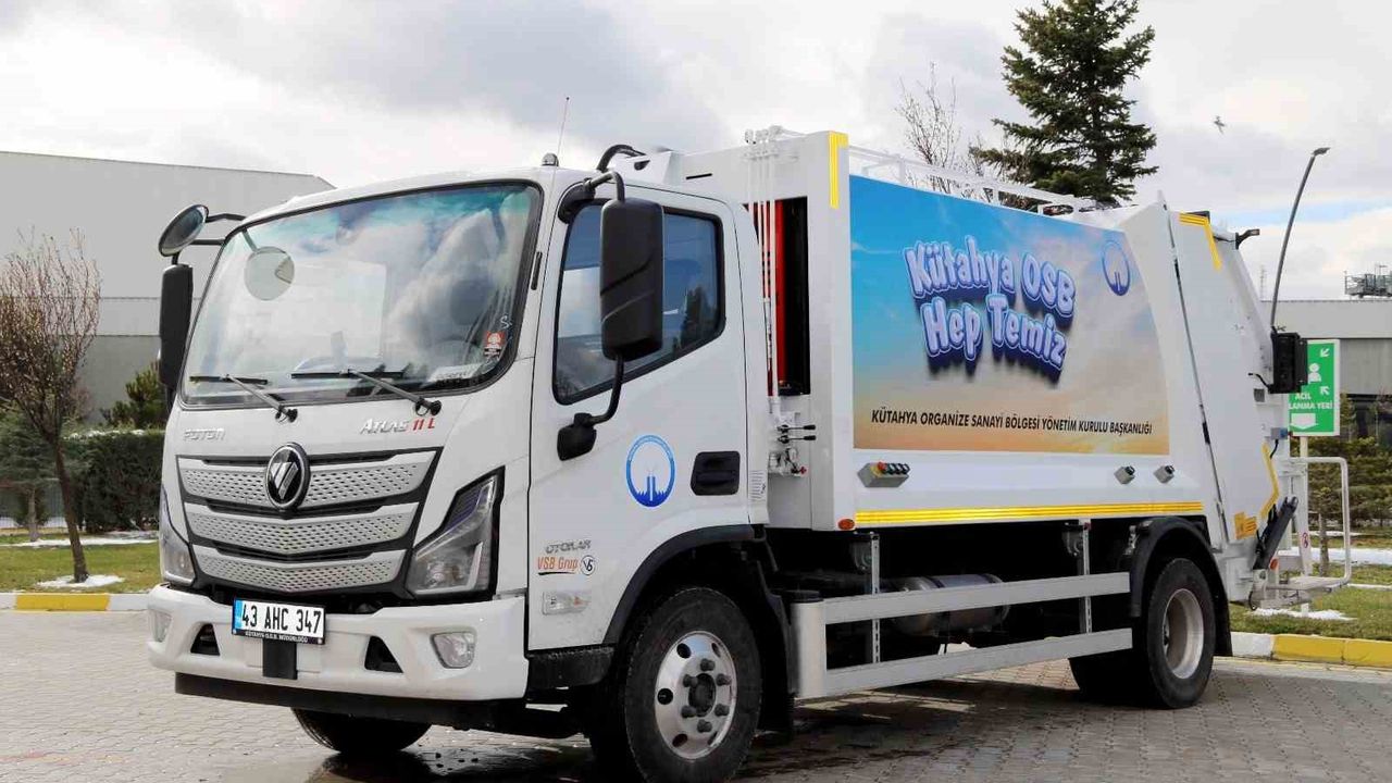 Kütahya OSB’ye yeni çöp kamyonu