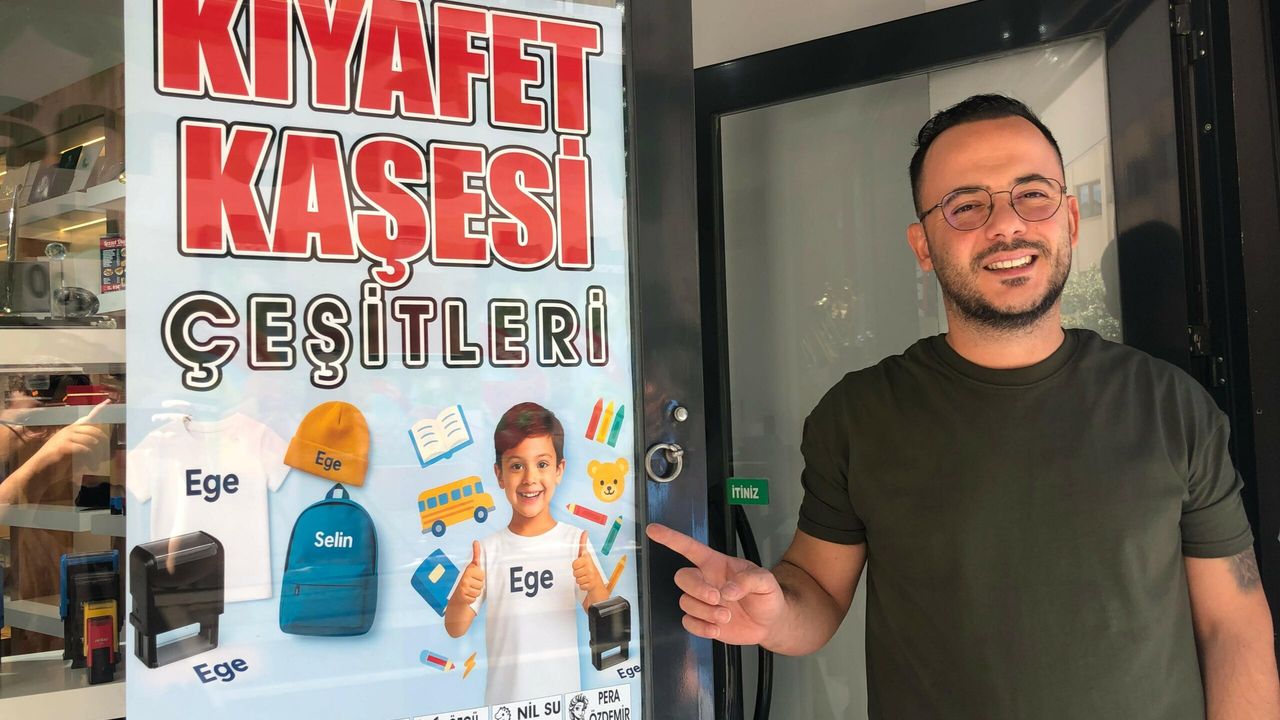 İsme özel kaşeler velilerin işini kolaylaştırıyor