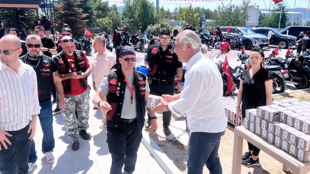 Türk Chopper üyeleri, Zafer Haftası’nda Kütahya’da