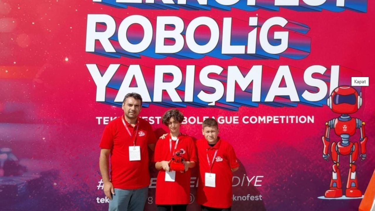 TEKNOFEST’te Özgünlük Ödülü'nü Ata Ortaokulu kazandı