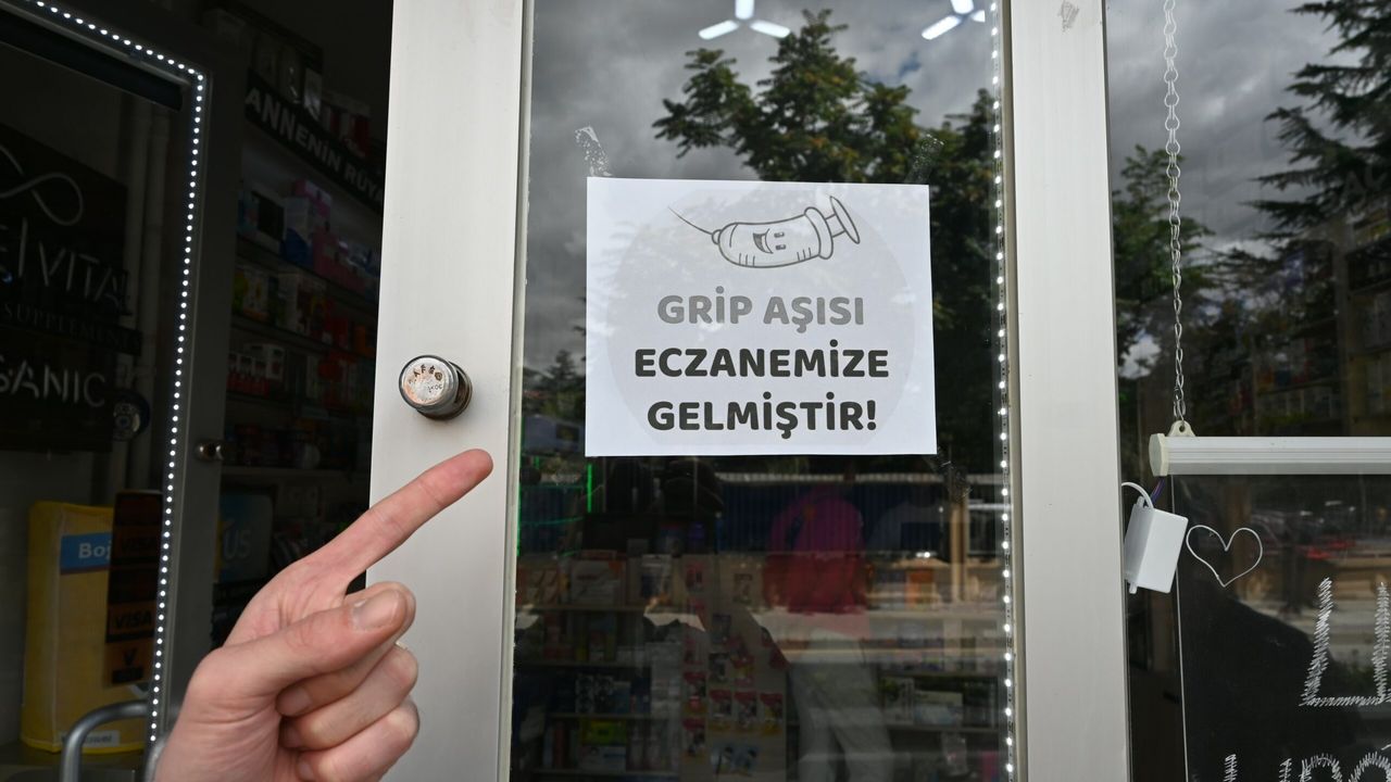 Grip aşıları eczanelerde yerini aldı