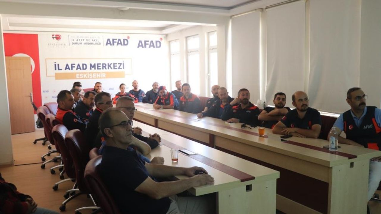 AFAD personeline geniş kapsamlı eğitim