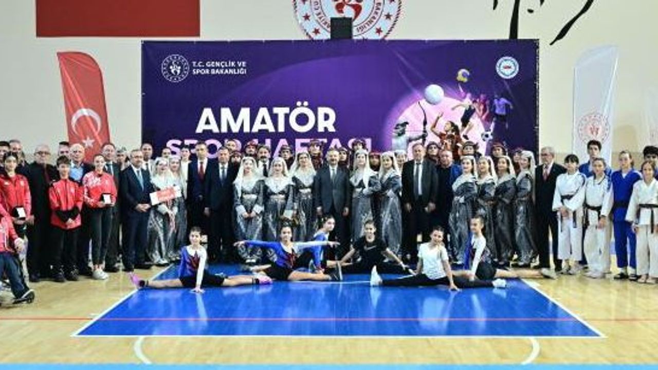 Amatör Spor Haftası Programı Gerçekleştirildi