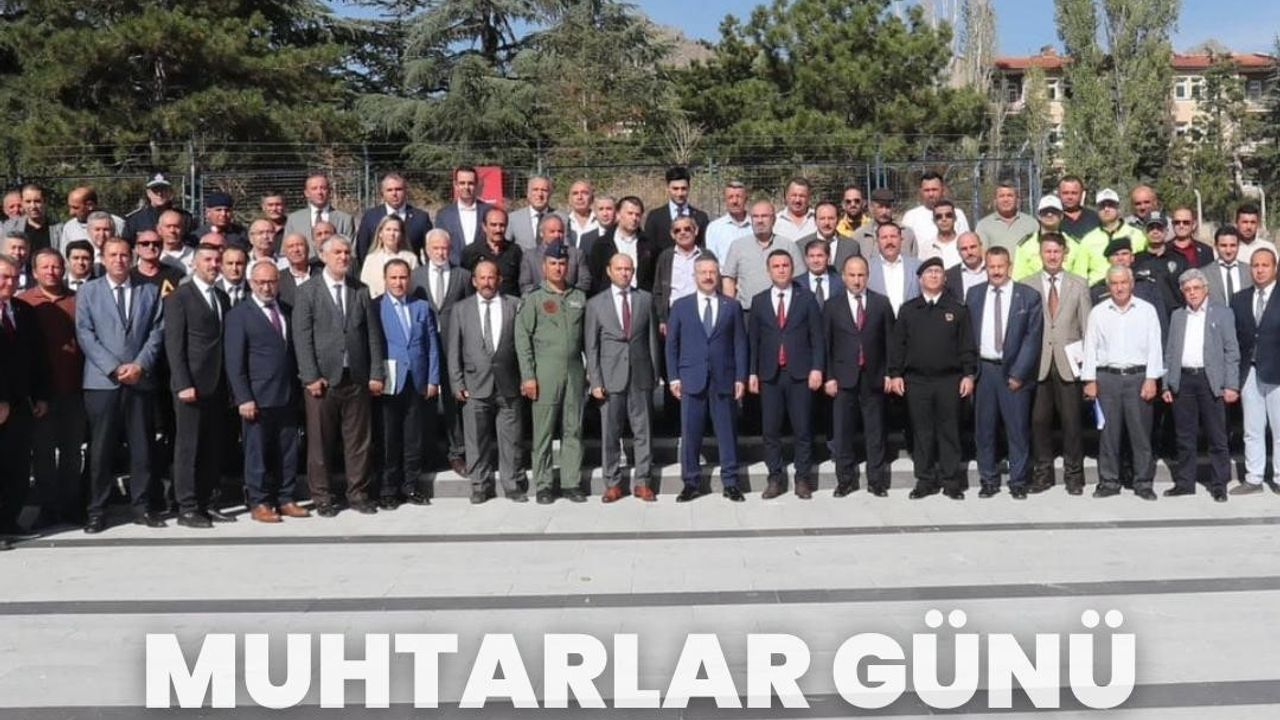 Vali Aksoy muhtarların Muhtarlar Günü'nü kutladı