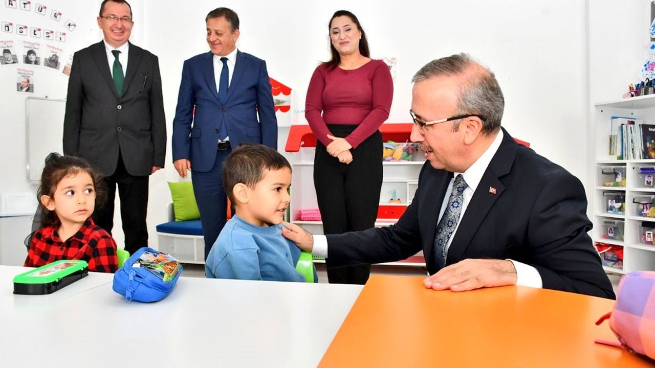 İl Müdürü Aydın, Kutipoğlu Anaokulu’nu ziyaret etti
