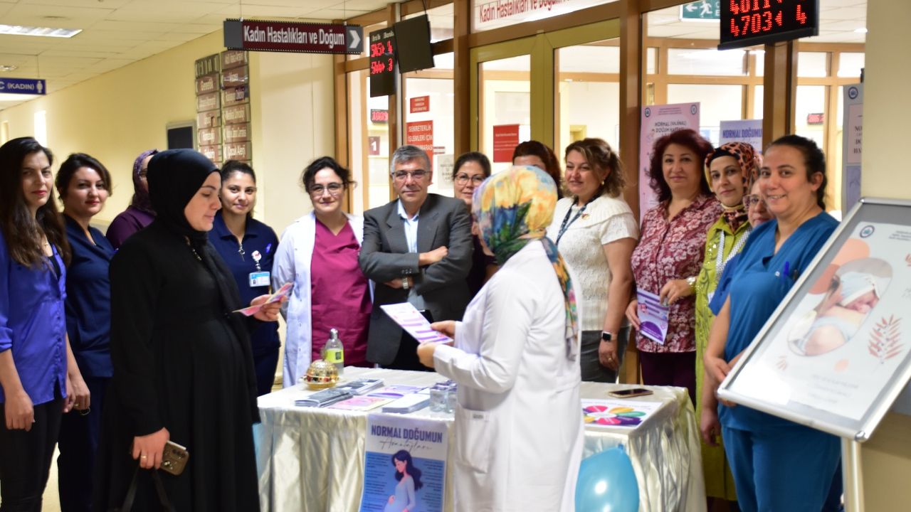 ESOGÜ Hastanesi'nde 1-7 Ekim Normal Doğum Haftası Etkinliği Düzenlendi