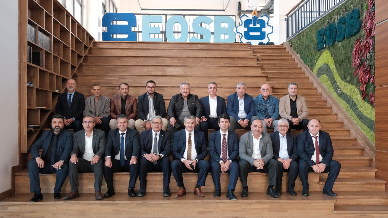 Gediz Heyetinden EOSB ye Ziyaret: İşbirliği Fırsatları Görüşüldü