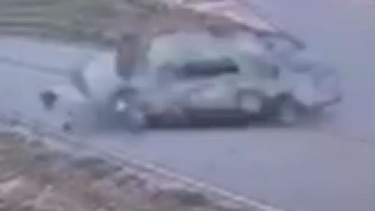 15 yaşındaki sürücünün öldüğü kaza güvenlik kamerasında