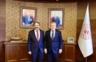 Hasan Kalın,Bakan Aşkın Bak ile Görüştü