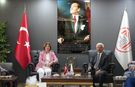Başkan Ünlüce'den Adnan Karamanlı'ya Tebrik Ziyareti