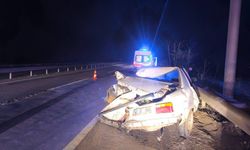 Tır otomobile arkadan çarptı: 1 yaralı