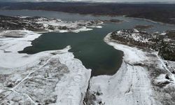 Porsuk Barajı'nda geriye çekilen su tedirgin etti