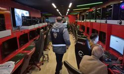 Polisin internet kafede yakaladığı çocuklar panik yaşadı