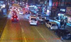 Trafik kazaları kameralara yansıdı