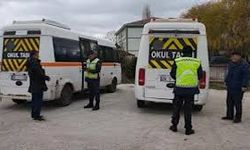 Okul servisleri ve çevrelerine yönelik denetimler sürüyor