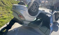 Otomobil takla attı: 1 yaralı