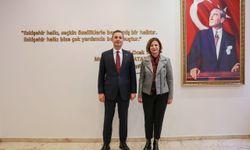 Başkan Akın'^dan Başkan Ünlüce'ye Ziyaret