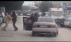 Araçlarından inip Kavga Ettiler