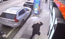 Eskişehir'de adamın üzerine camın düşme anına ait görüntüleri ortaya çıktı