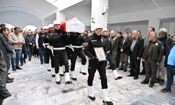 Geçirdiği rahatsızlık sonucu vefat eden polis memuru son yolculuğuna uğurlandı