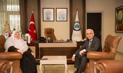 Başkan Güneş’ten Rektör Çolak’a Nezaket Ziyareti