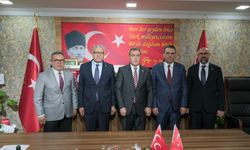 EOSB 'den MHP İl Başkanı Ayhan Sezer'e Hayırlı Olsun Ziyareti