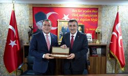 Cumhurbaşkanı Yardımcısı Cevdet Yılmaz'ın MHP ziyareti
