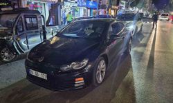 Polise mukavemet gösteren araç sürücüsü gözaltına alındı