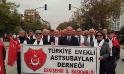 TEMAD Eskişehir İl Başkanlığı üyeleri 29 Ekim geçit töreninde yürüdü