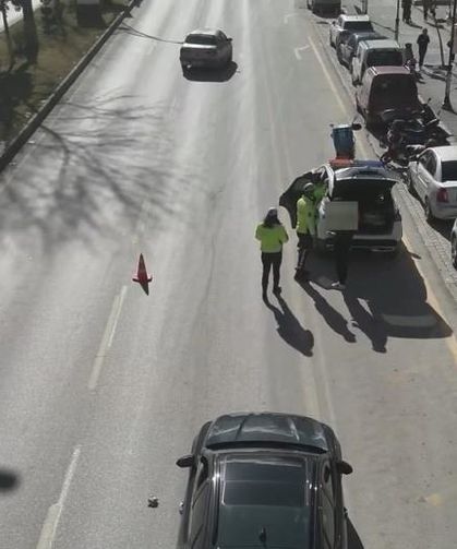 Dron destekli trafik denetimi, kural ihlali yapan sürücülere ceza
