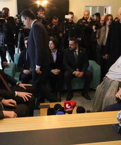 Başkan Güneş'i ziyaret eden İYİ Parti Genel Başkanı Dervişoğlu: 'Paylaşımlar ve ifadeler toplumsal birliğimize zarar verdiği kadar geleceğimizde de olumsuz izler bırakıyor'