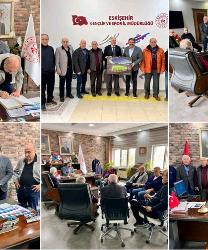 ES-ES Efsanelerinden GSB İl Müdürü Hasan Kalın'a Nezaket Ziyareti