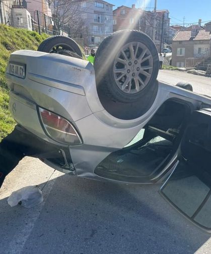 Otomobil takla attı: 1 yaralı