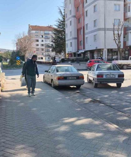 Basılı kalan otomobil kornası pazar günü vatandaşların kabusu oldu