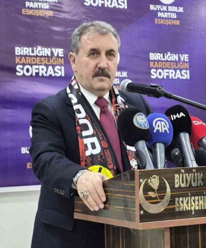 BBP Genel Başkanı Destici: 'Zalimlerin de sırası gelecek ve yaptıkları zulümlerin hesabını tek tek ödeyecekler'