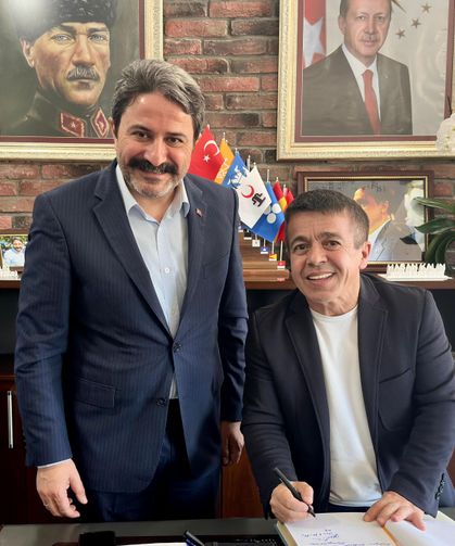 Dünya ve Olimpiyat Şampiyonu Halil Mutlu'dan GSB İl Müdürü Hasan Kalın'a Ziyaret