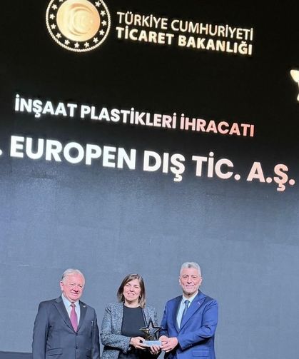 EUROPEN’e Büyük  Onur: İhracaat Şampiyonluğu Ödülünü Bakan Ömer Bolat Takdim Etti