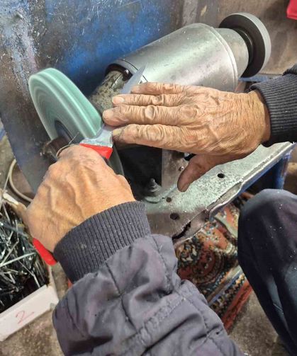 Kurban Bayramı için bıçak bileme işlemleri başladı