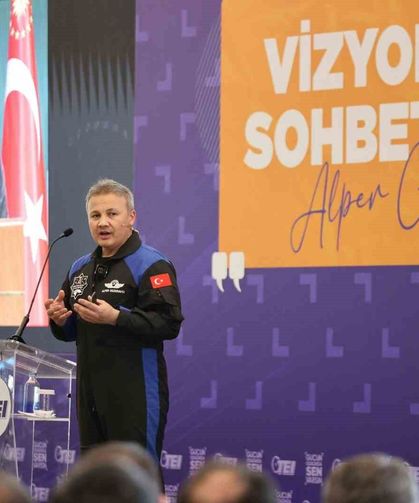 TEI, Vizyoner Sohbetler'de ilk Türk astronot Alper Gezeravcı'yı ağırladı