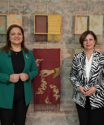 "Efsanelerle İpek" Sergisinin üçüncüsü Afyon'da Açıldı