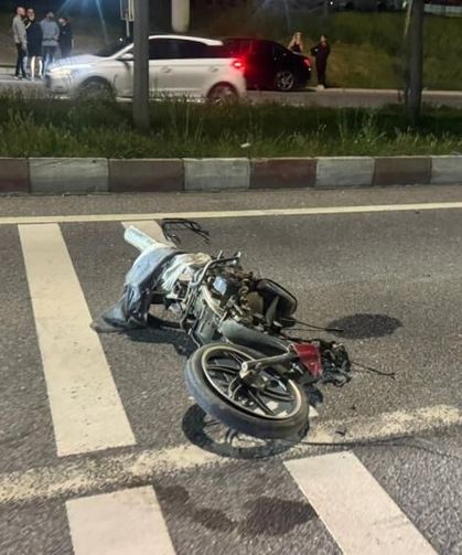 Feci kazada Motosiklet sürücüsü ağır yaralandı