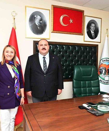 Başkan Tekin'den İnönü'ye ziyaret