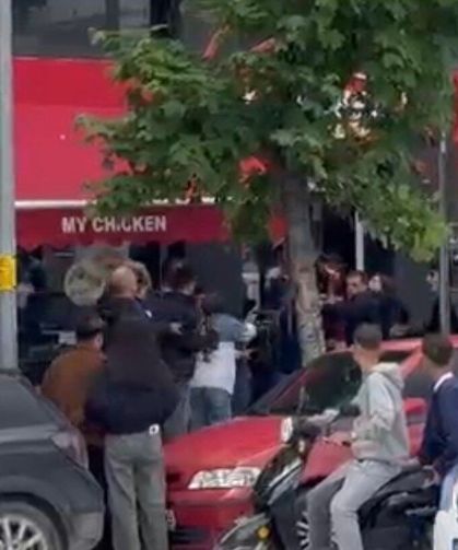 Eskişehir'de cadde ortasında kavga